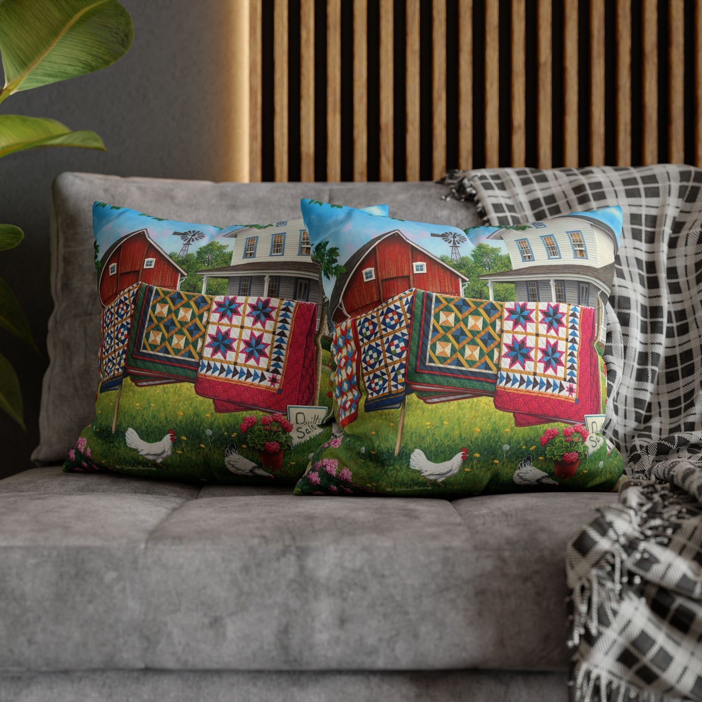 Pillow Cover (Fresh Eggs and More)