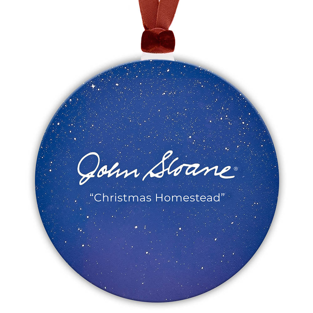 Holiday Ornament - "Christmas Homestead"