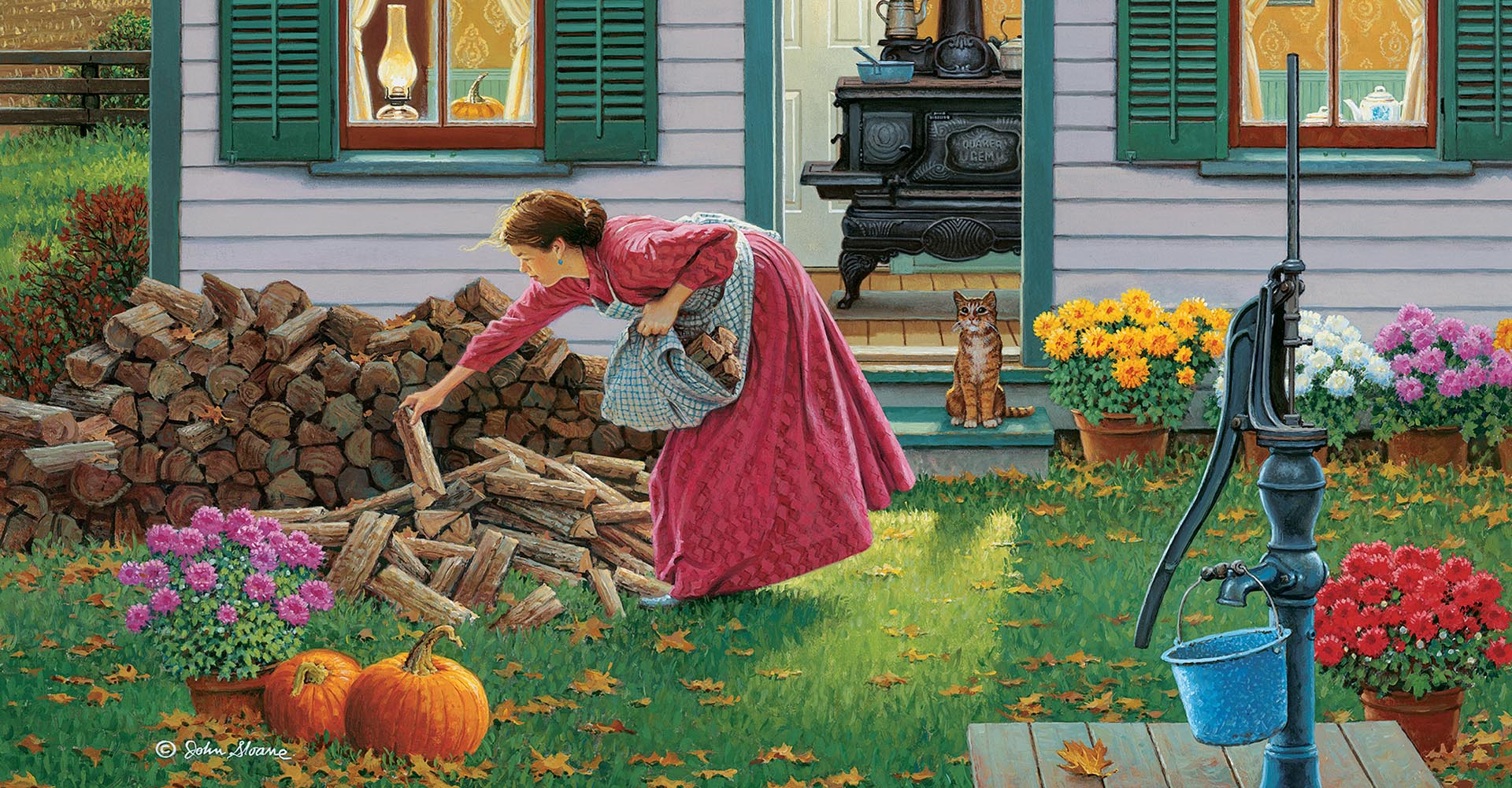 "Gathering" by John Sloane