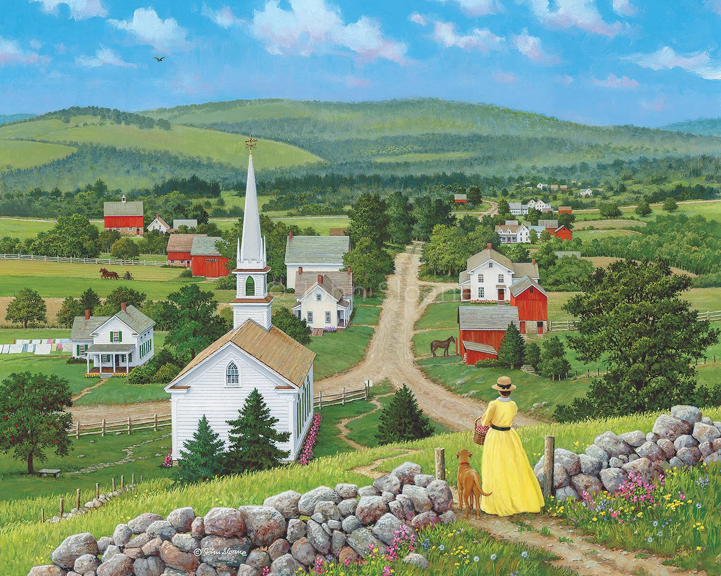 Our Town - Puzzle by John Sloane