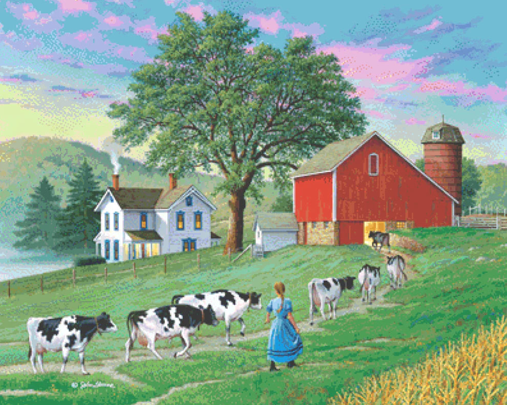 The Lights of Home - Cross Stitch Pattern
