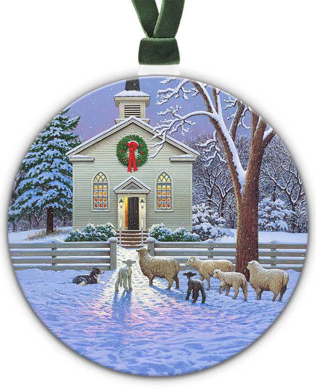 Ornament - "Waiting for the Shepherd"