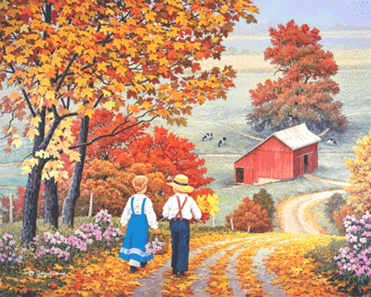 Golden Days - Cross Stitch Pattern
