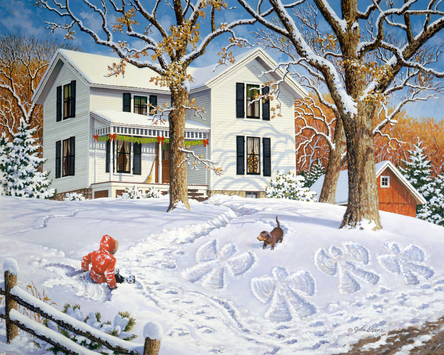 Angels in the Snow (xmas)