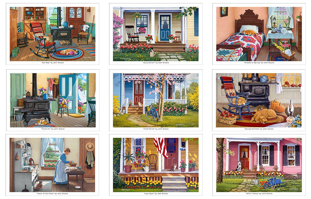 Around the House Postcard Set