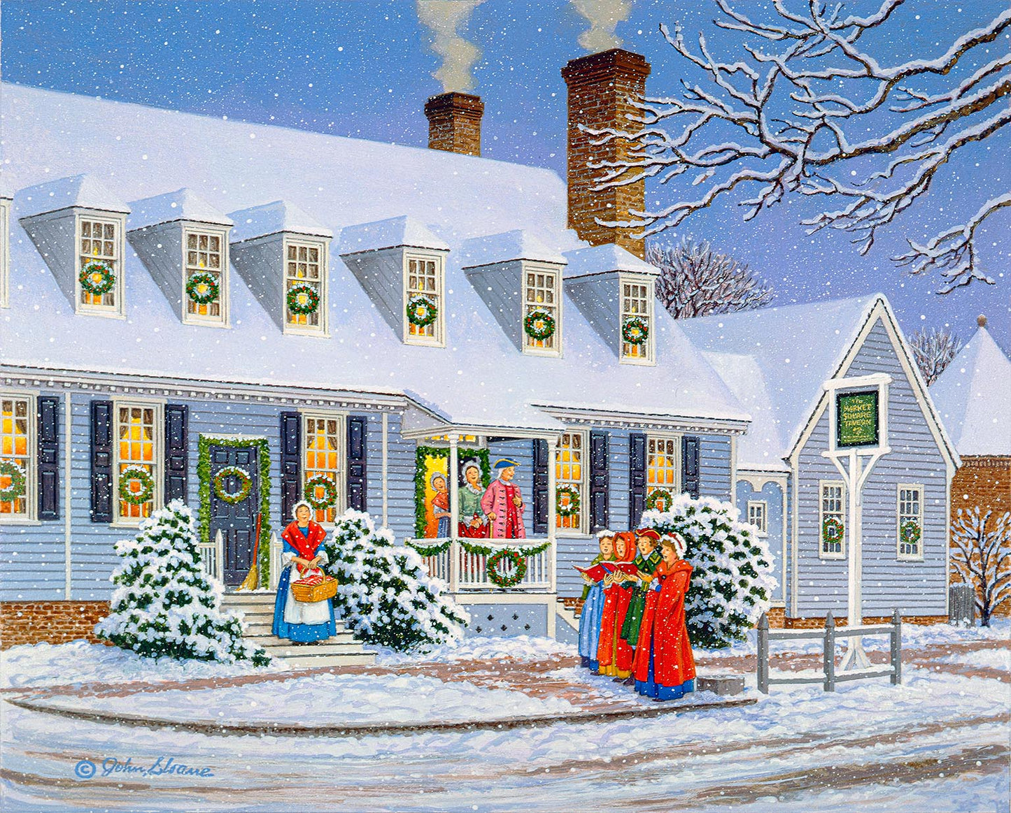 Carolers at the Market Square Tavern