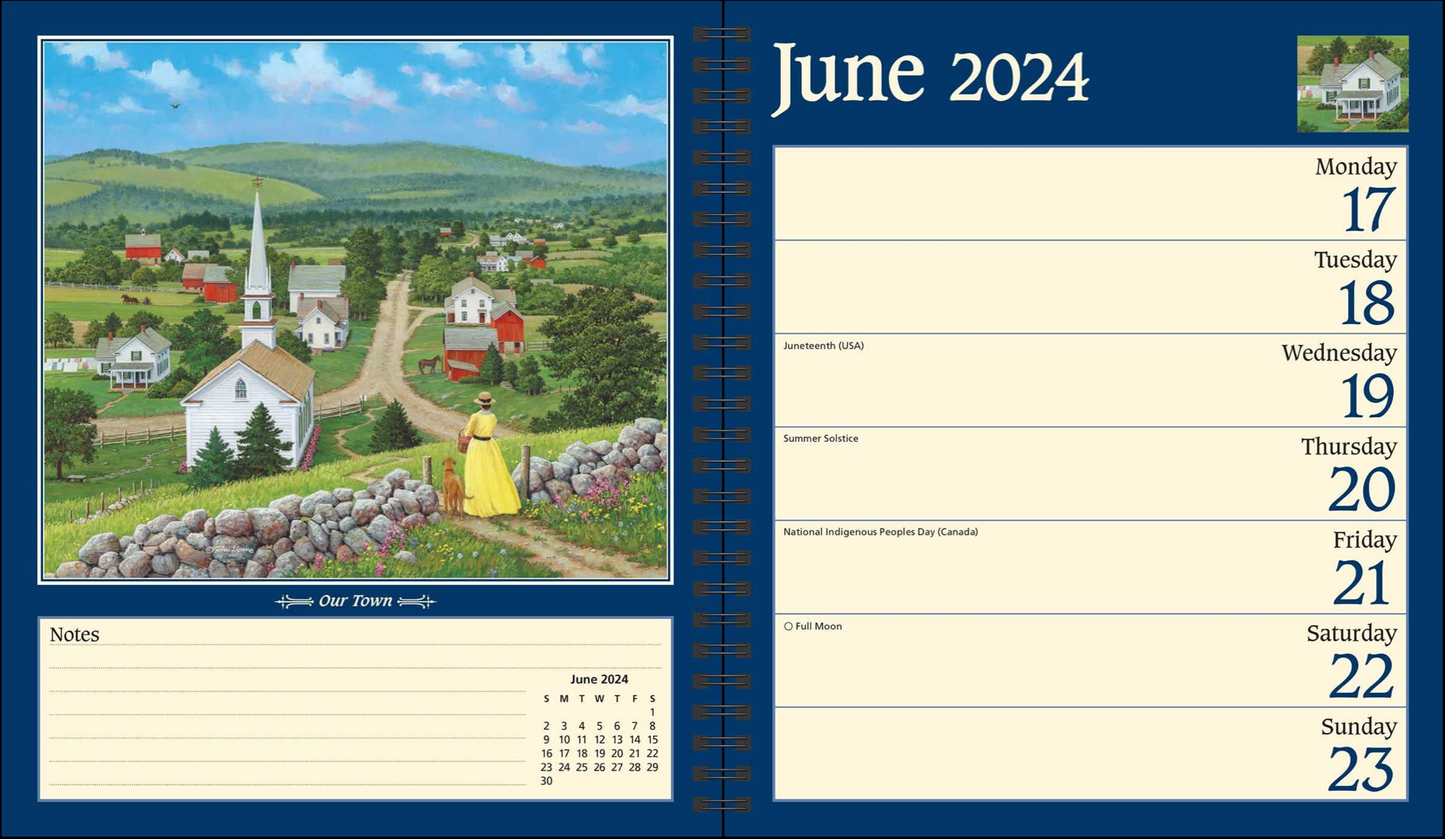John Sloane's Country Seasons 2024 Monthly/Weekly Planner