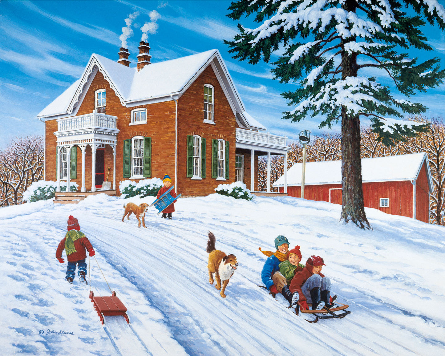 Smooth Sledding - Puzzle by John Sloane