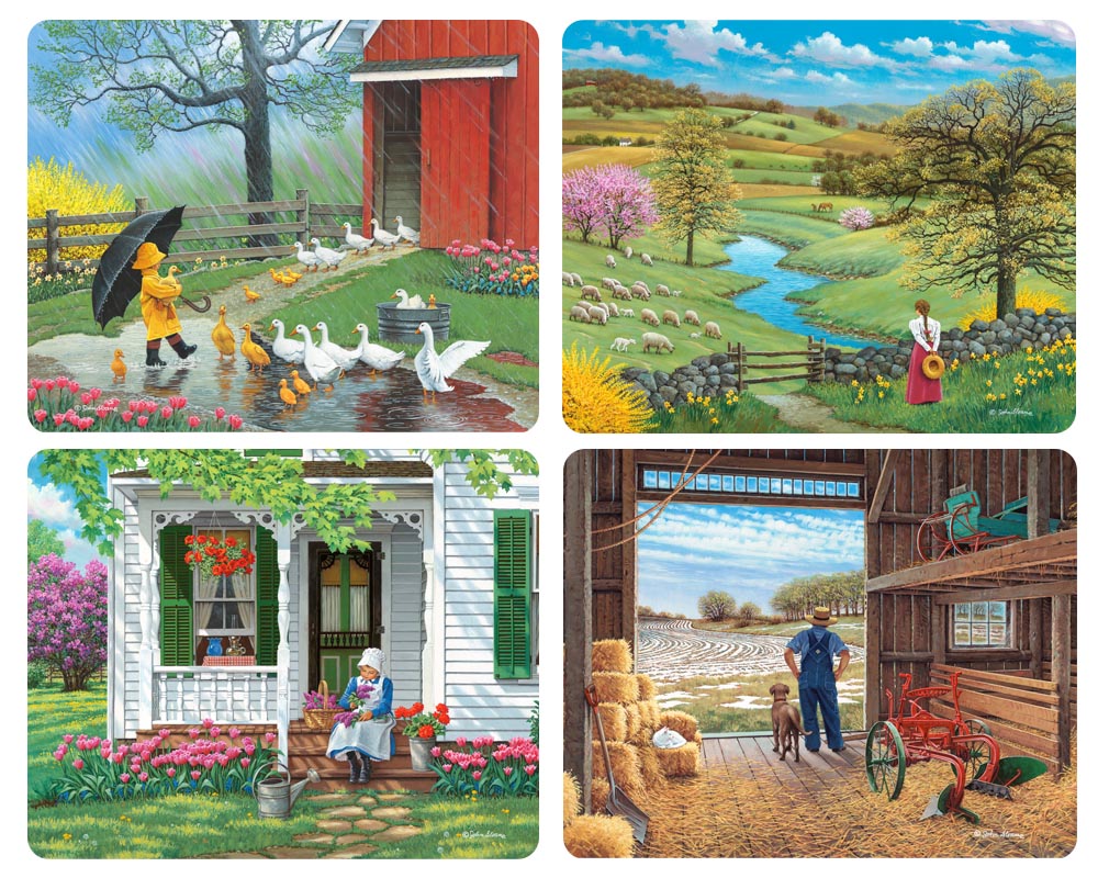 "Welcome to Spring" Magnet Set by John Sloane