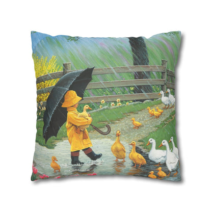 Pillow Cover (A Good Day for Ducks)