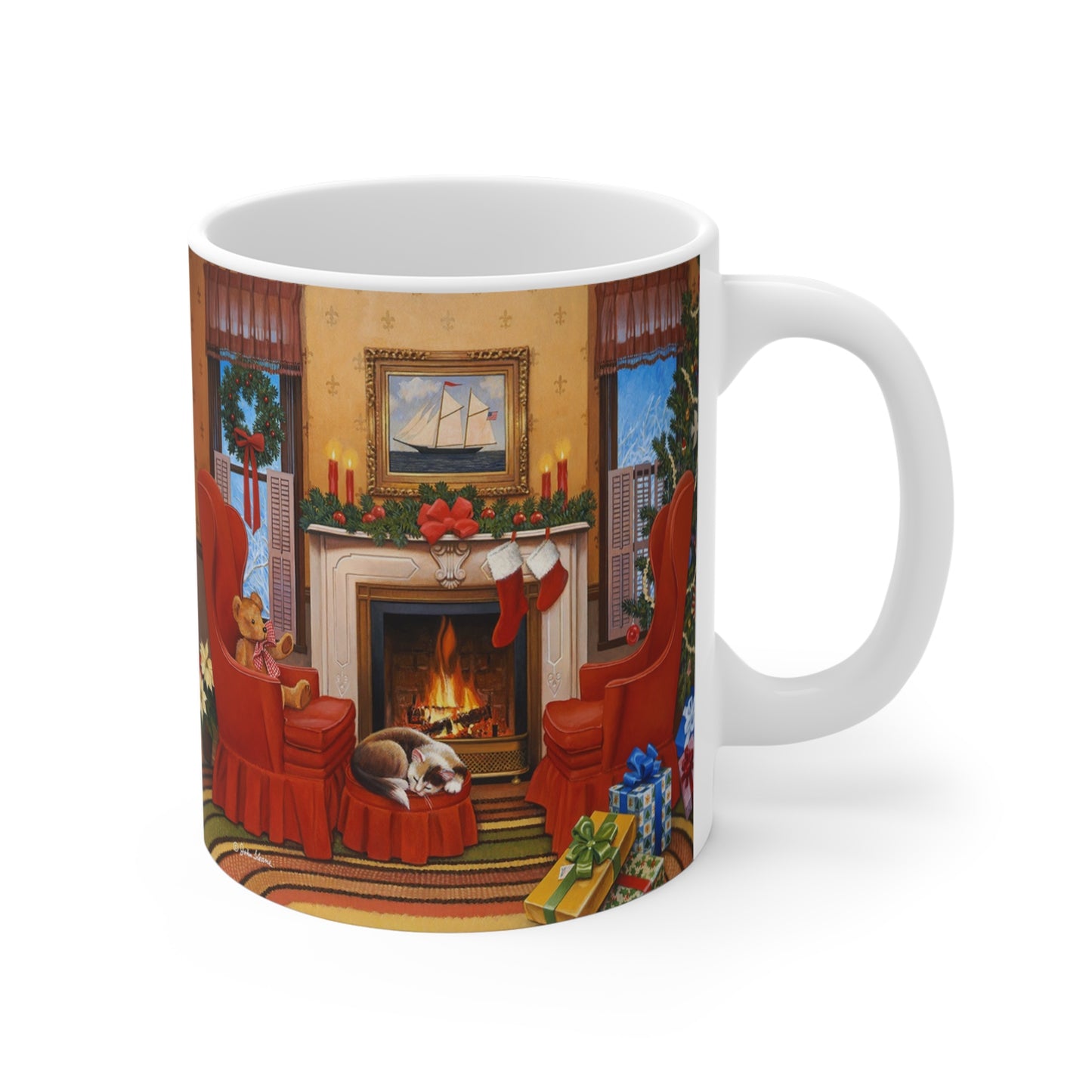 "Christmas Hearth" Mug