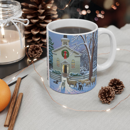 "Waiting for the Shepherd" Mug