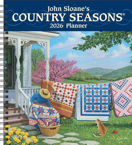 John Sloane's Country Seasons® 2026 Monthly/Weekly Planner