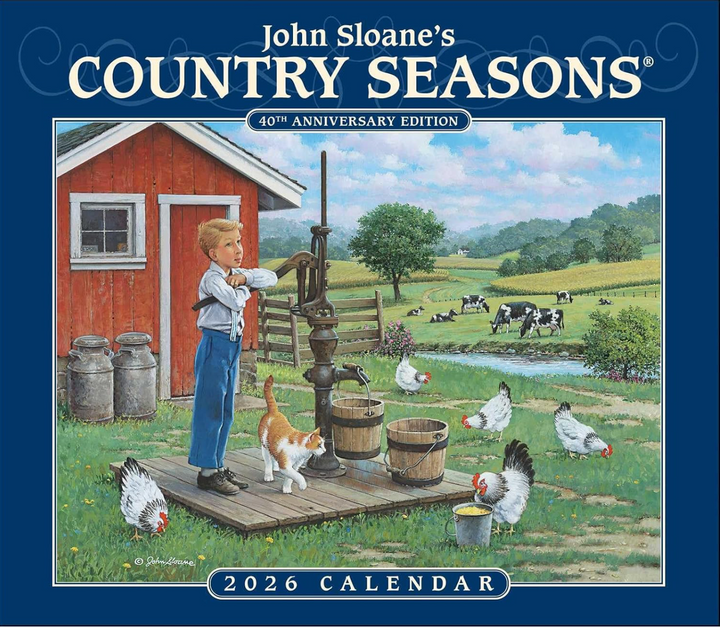 Country Seasons Calendars by John Sloane John Sloane Art