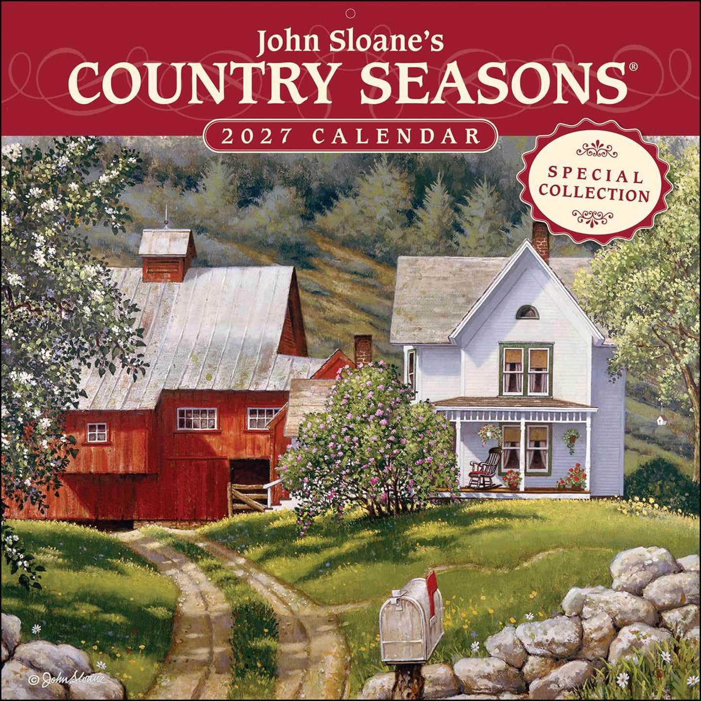 John Sloane's Country Seasons® Special Collection 2027 Wall Calendar