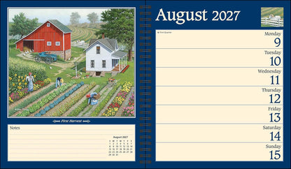 John Sloane's Country Seasons® 2027 Monthly/Weekly Planner