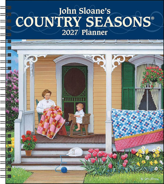 John Sloane's Country Seasons® 2027 Monthly/Weekly Planner