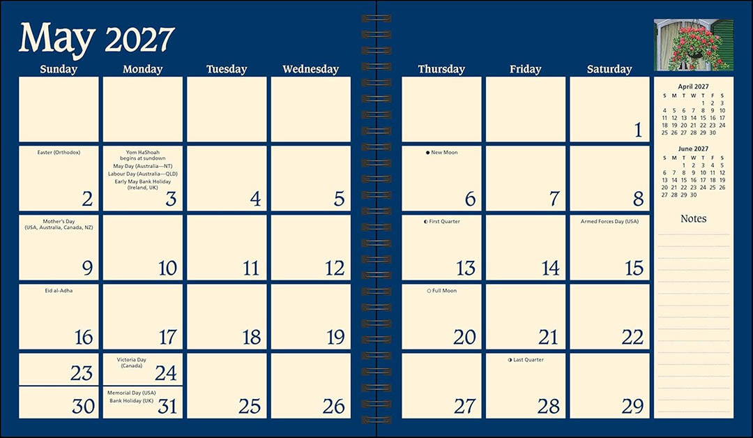 John Sloane's Country Seasons® 2027 Monthly/Weekly Planner