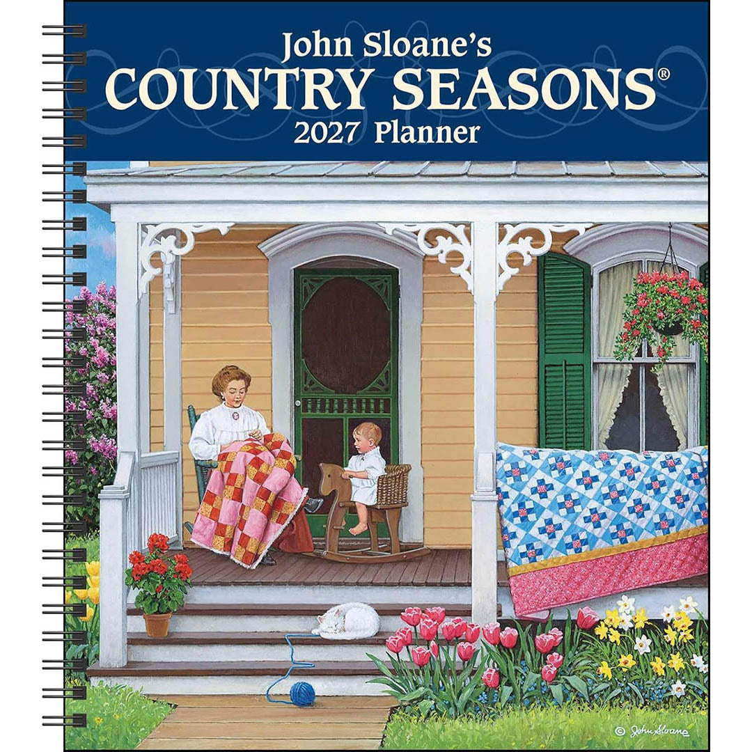 John Sloane's Country Seasons® 2027 Monthly/Weekly Planner