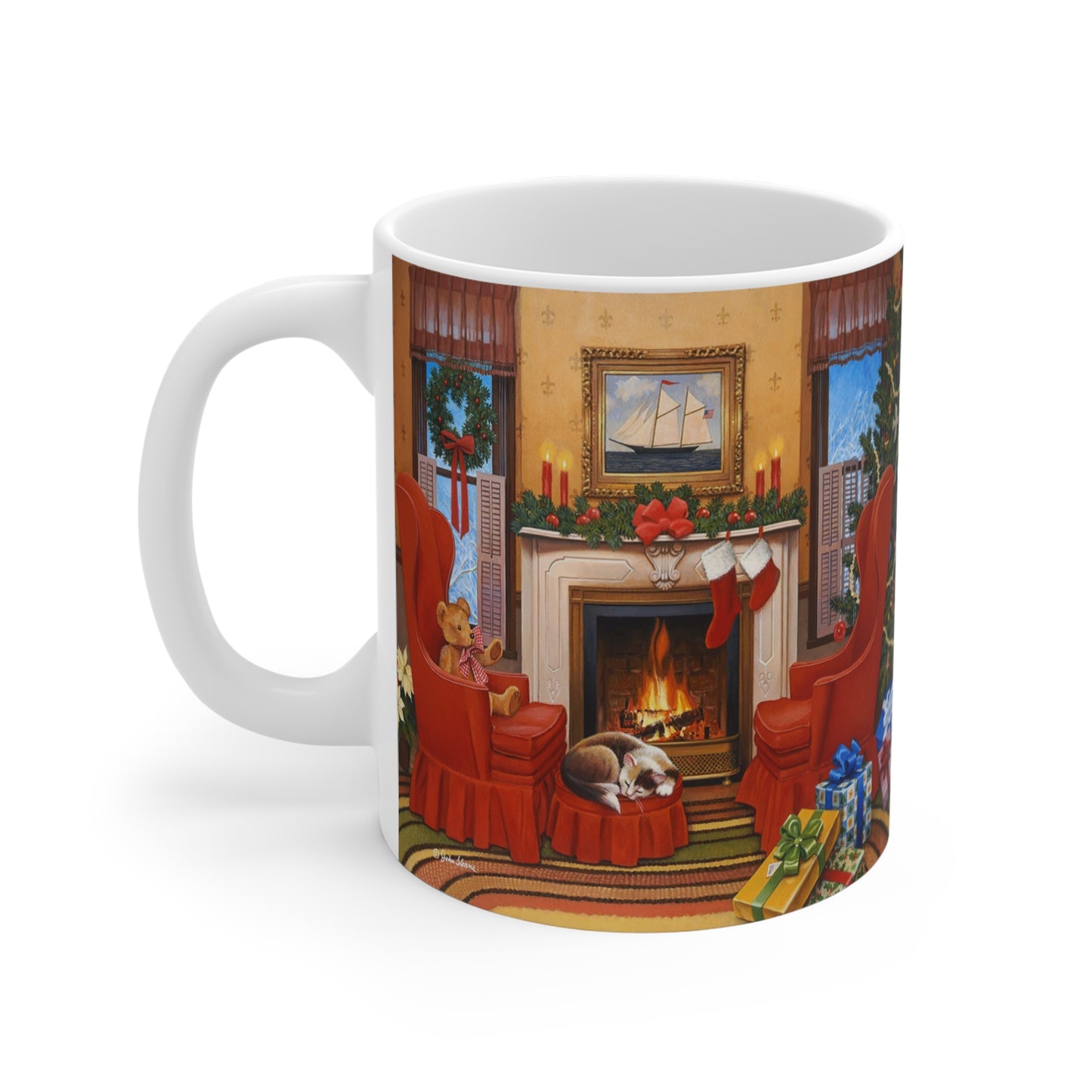 "Christmas Hearth" Mug