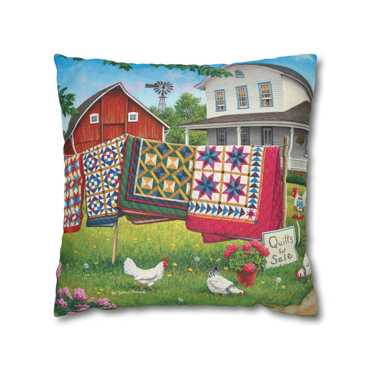 Pillow Cover (Fresh Eggs and More)