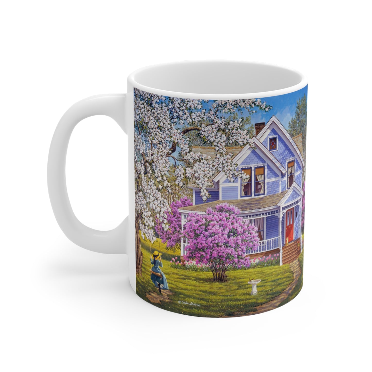 "Lilacs and Lace" Mug