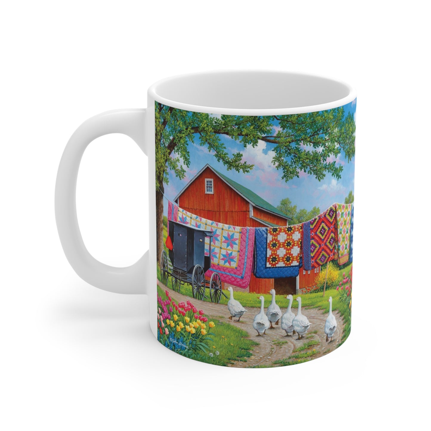 "Plain and Fancy" Mug