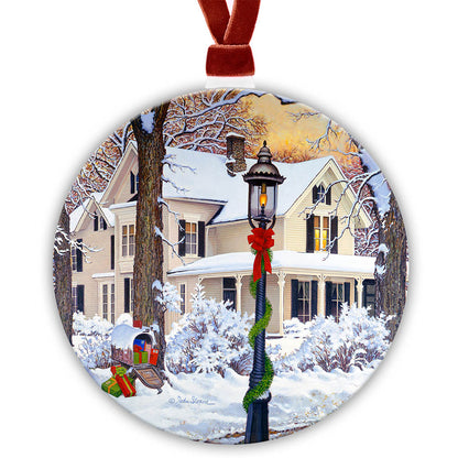 Holiday Ornament - "Christmas Homestead"