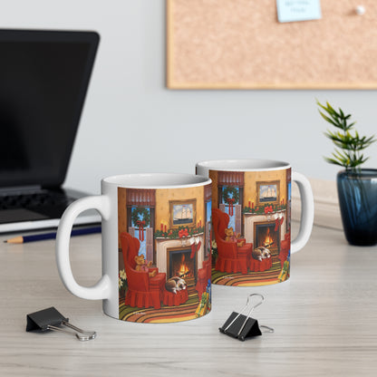 "Christmas Hearth" Mug