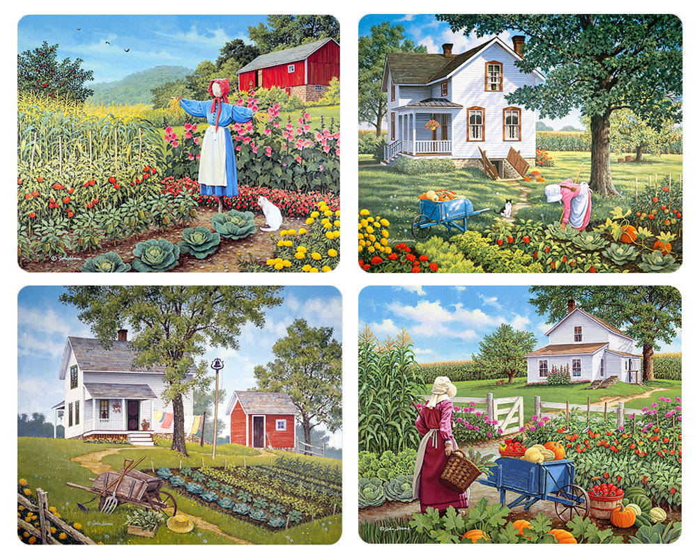 "Country Gardens" Magnet Set by John Sloane