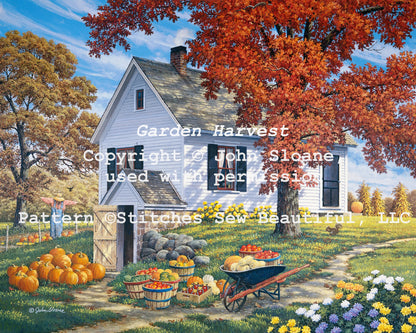 Garden Harvest - Cross Stitch Pattern