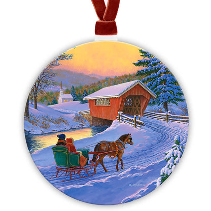 Holiday Ornament - "Golden Moment"
