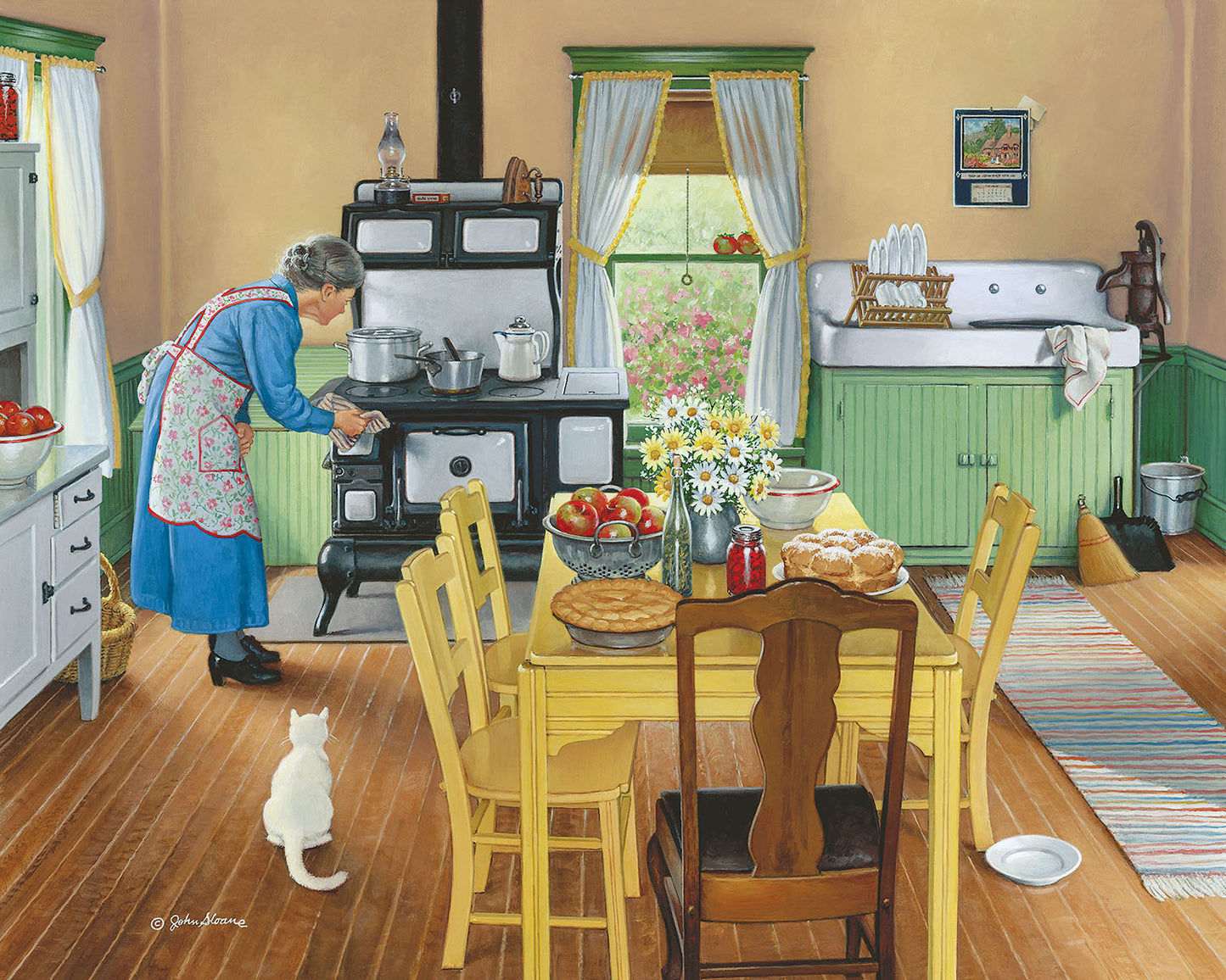 Grandma's Kitchen - Puzzle by John Sloane
