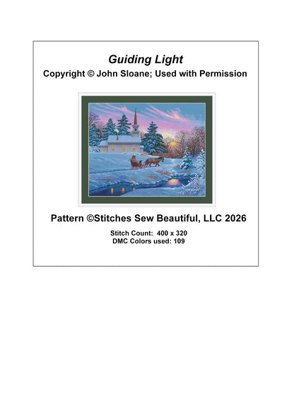 Guiding Light - Cross Stitch Pattern