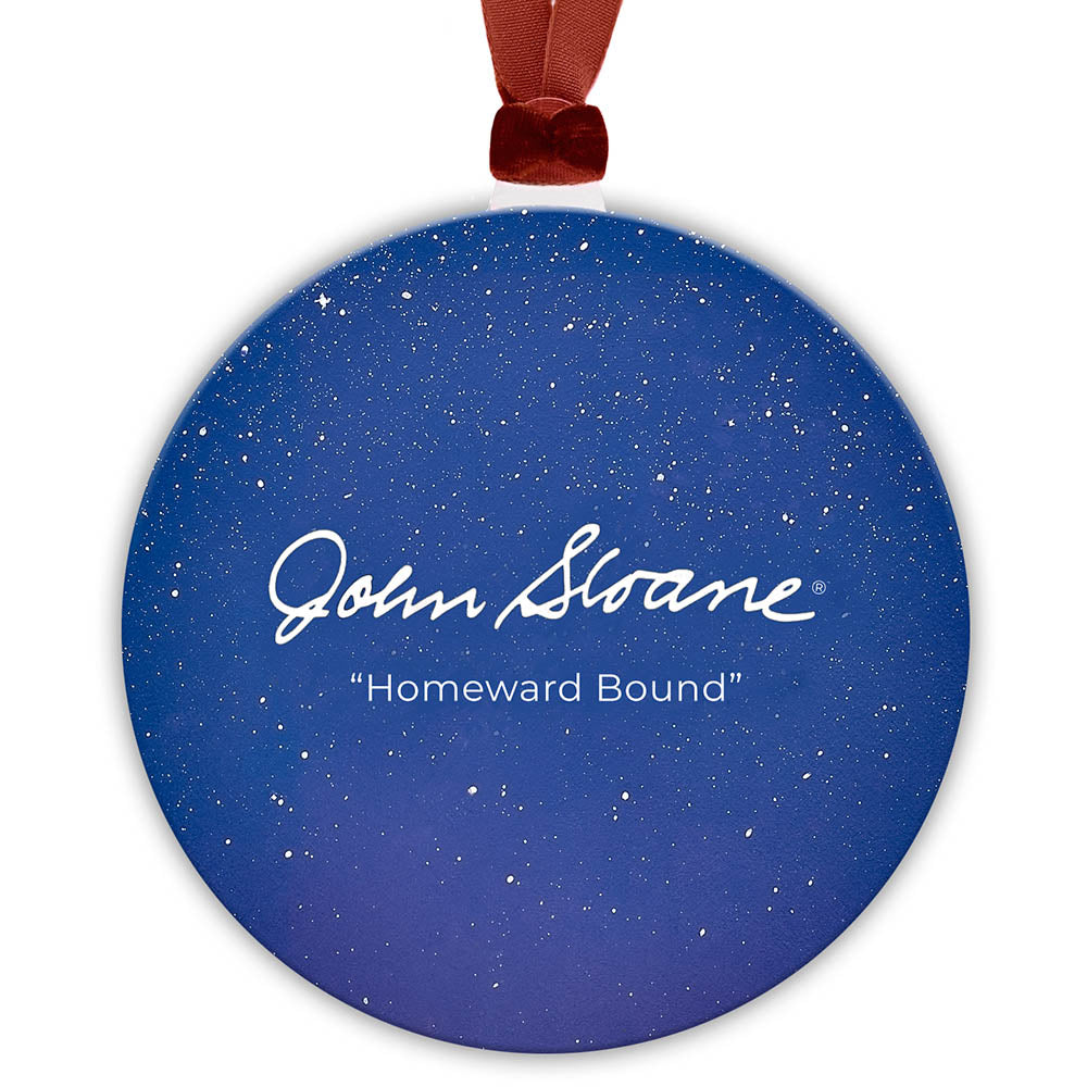 Holiday Ornament - "Homeward Bound"