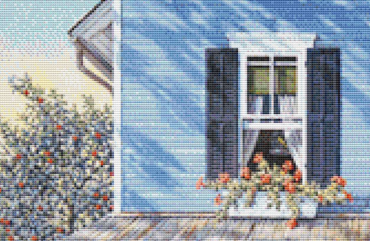 Market Day - Cross Stitch Pattern