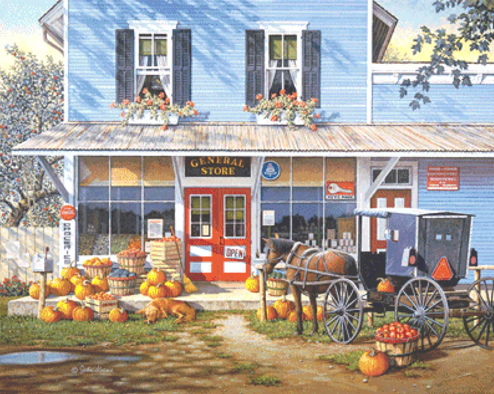 Market Day - Cross Stitch Pattern