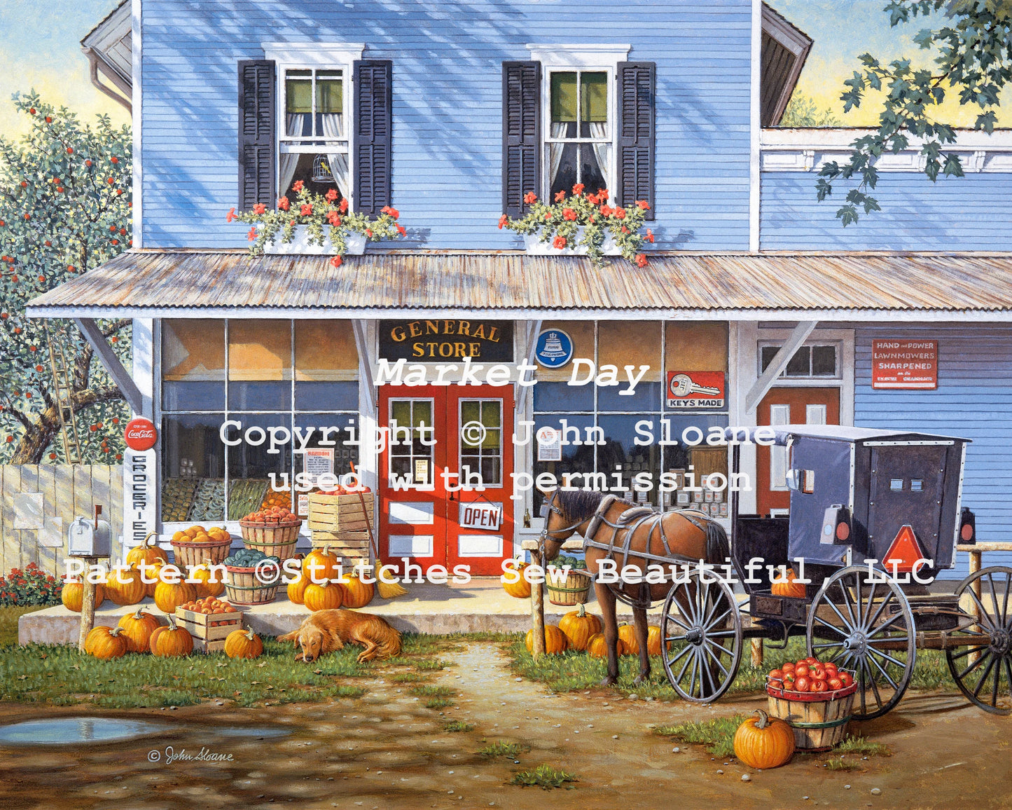 Market Day - Cross Stitch Pattern