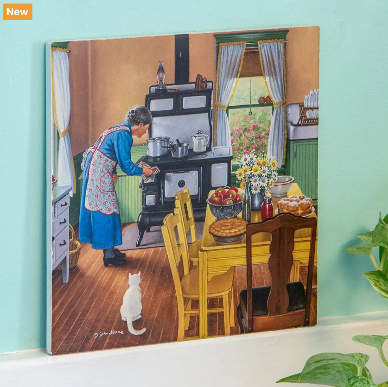 John Sloane "Grandma's Kitchen" Stone Trivet