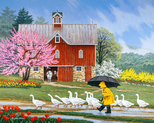 Puddle Jumpers - Puzzle by John Sloane