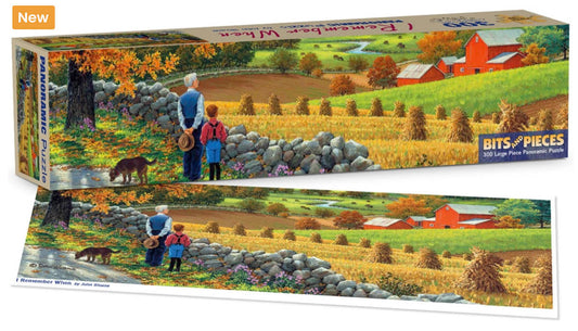 I Remember When - Panoramic Puzzle by John Sloane