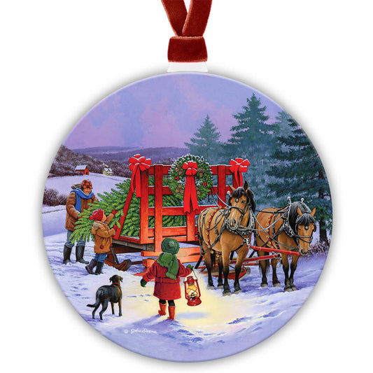 Holiday Ornament - "Ready for Home"