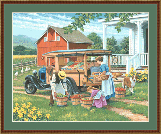 Shop at Home - Cross Stitch Pattern