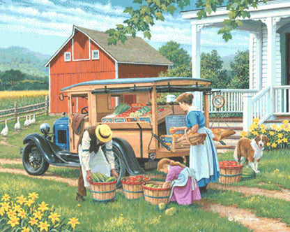 Shop at Home - Cross Stitch Pattern