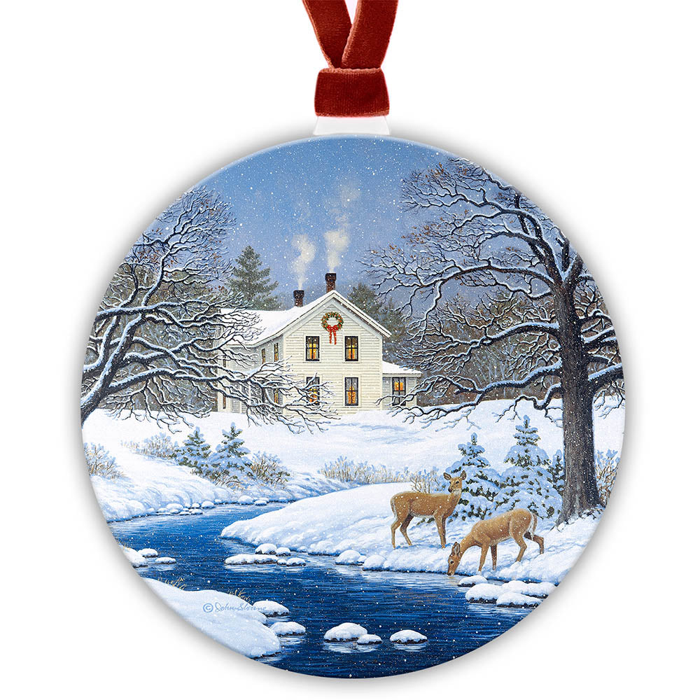 Holiday Ornament - "Silent Snow"
