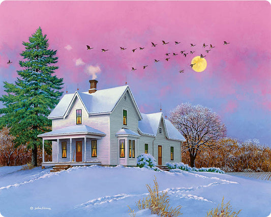 Refrigerator Art - "Snow Moon"