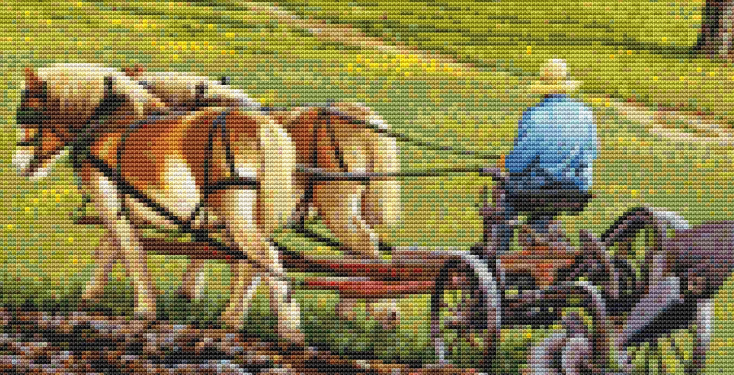 Spring Chores - Cross Stitch Pattern