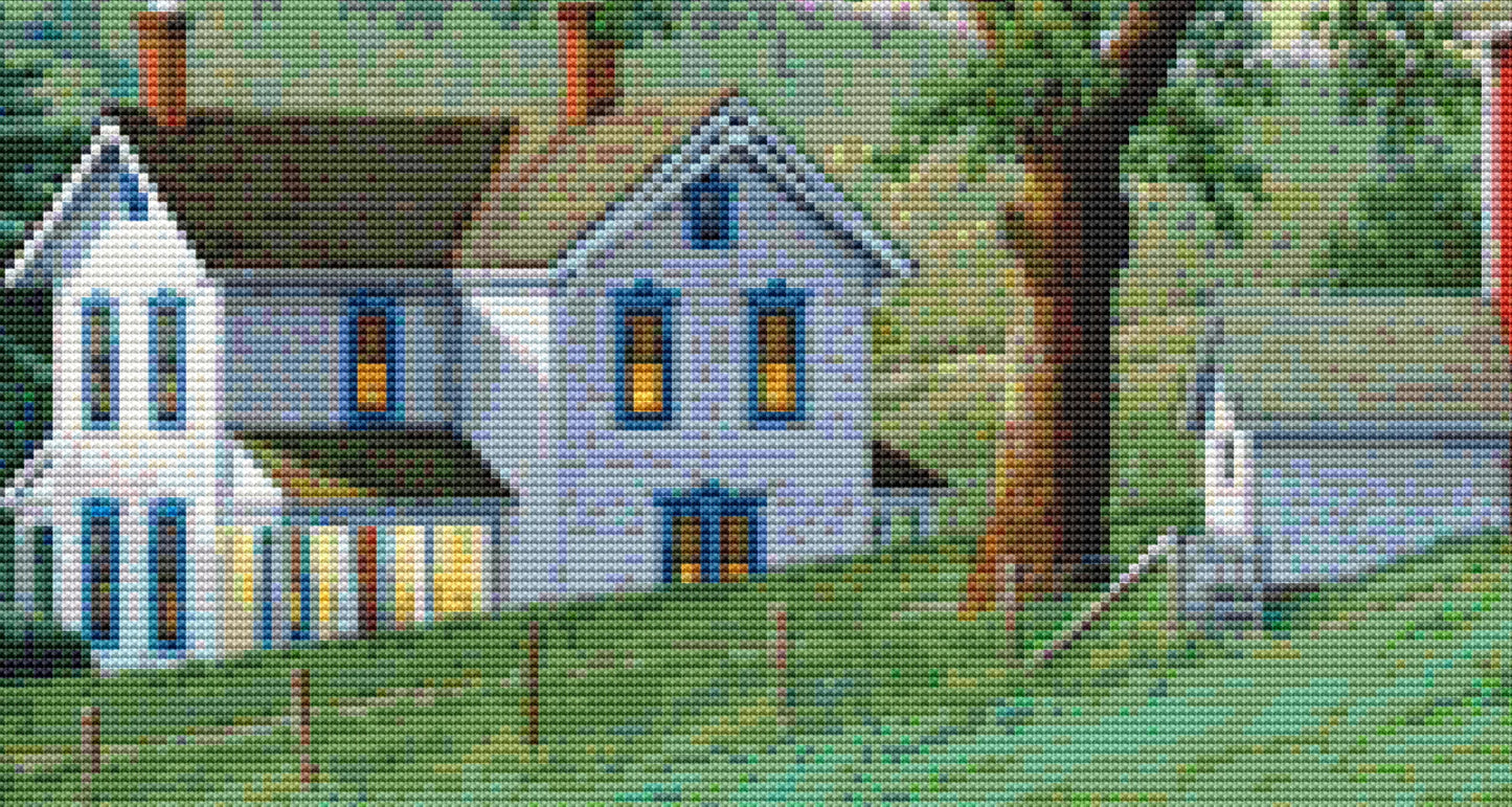 The Lights of Home - Cross Stitch Pattern