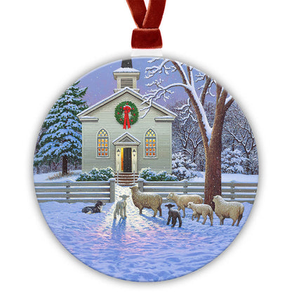 Holiday Ornament - "Waiting for the Shepherd"