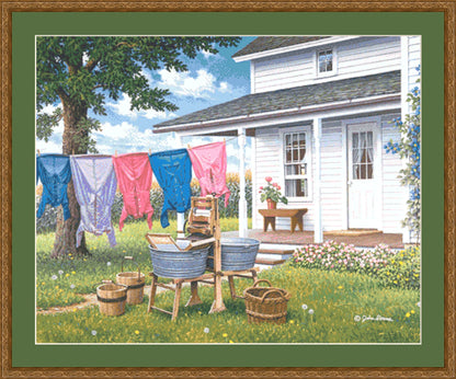 Wash and Dry - Cross Stitch Pattern